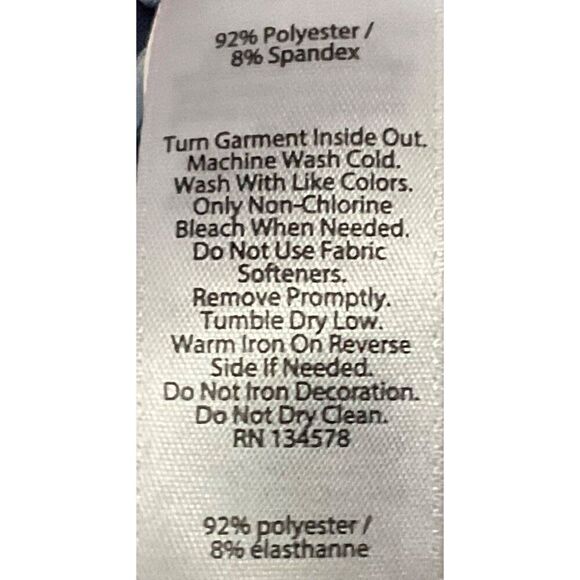 Vineyard Vines XL Men's Performance Polo Shirt Navy/light blue Striped - Picture 5 of 8